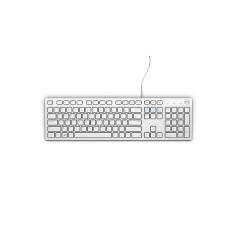Dell | KB216 | Multimedia | Wired | EN | White | USB
